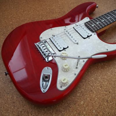 Squier FMT Classic Vibe Deluxe HSH Stratocaster CRT 2012 - Trans-Red for sale