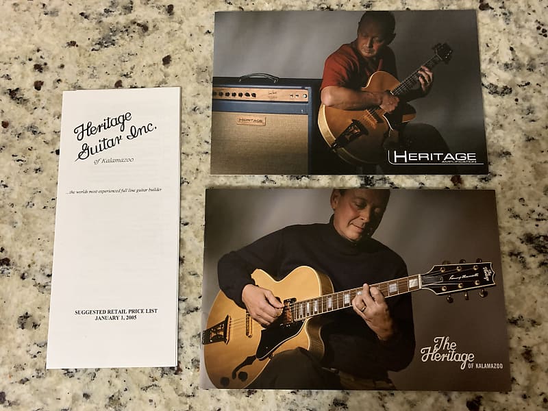 Heritage Catalog 2005 American Eagle H140 150 157 155 Reverb