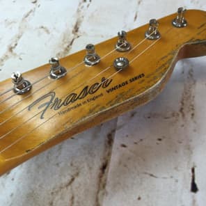 Fraser Guitars - Aged White 50s Telecaster Guitar Vintage Relic custom shop image 12