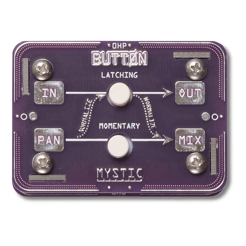 Mystic Circuits 0HP Button Signal Switching Router (Butt0n) | Reverb