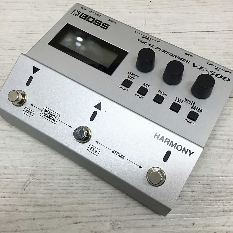 Boss VE500 Vocal Performer / Vocal Multi Effects Unit Reverb