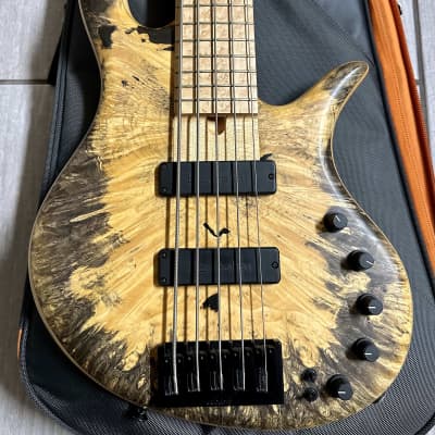 Elrick Elrick Gold Series, Hand-Carved e-volution 6-String Bass Guitar 2023