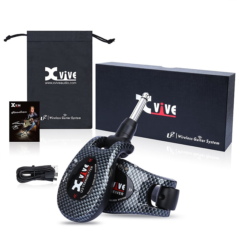 Xvive U2 rechargeable 2.4GHZ Wireless Guitar System - Digital