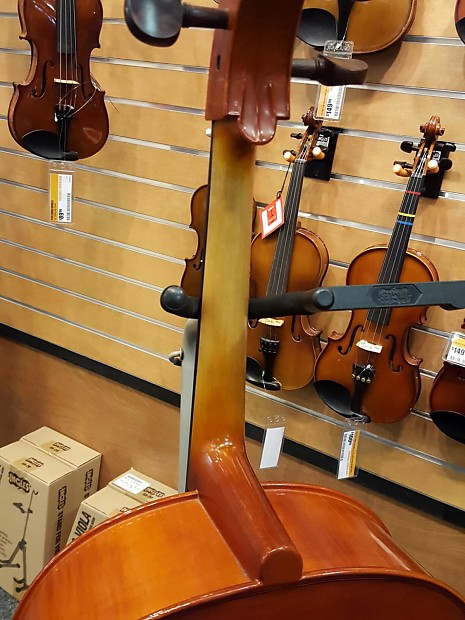 Yamaha VC5 4/4 Cello w/Bow, Case And Stand | Reverb