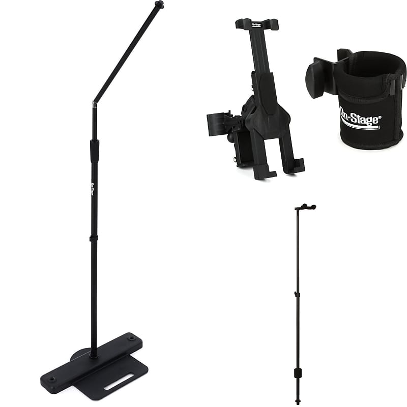 OnStage GPA1003 Pedalboard Utility Base Microphone Stand Reverb