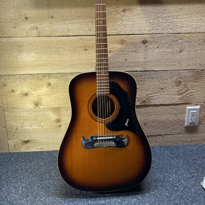 Framus Texas western 60’s 6 string acoustic guitar Sunburst image 3