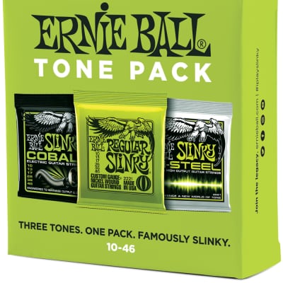 ERNIE BALL 3331 Electric Tone Pack Regular 010-046 3-Pack, Saiten für E-Gitarre image 3