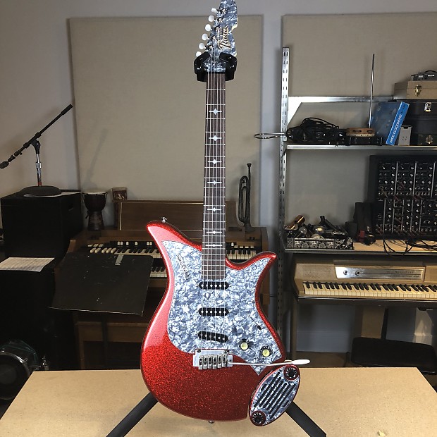 Italia Monza Red Sparkle with AMP! - Awesome guitar! | Reverb Italia Monza Red Sparkle with AMP! - Awesome guitar! | Reverb