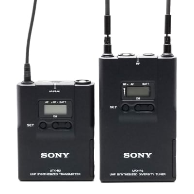 Sony UTX-B2 Transmitter & URX-P2 Receiver Wireless Set 638.125 