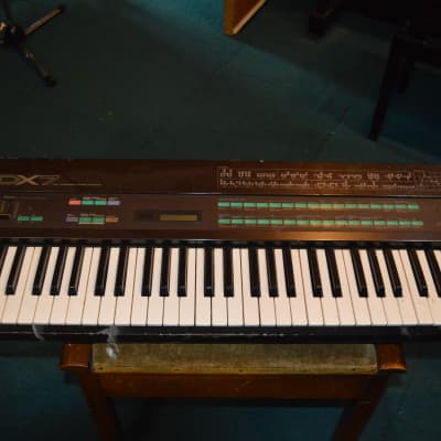 Yamaha DX7 Programmable Algorithm Synthesizer 1983 - 1987 - Black image 1
