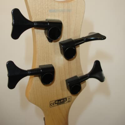 Dean Edge 09 4-String Left-Handed Bass Guitar, Classic Black image 9