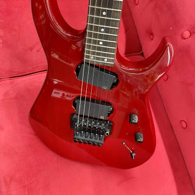 Hamer USA Diablo Electric Guitar 1990's - Transparent Red with Lace Sensors image 8