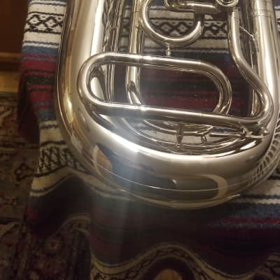 Miraphone Eb upright tuba Silver image 5