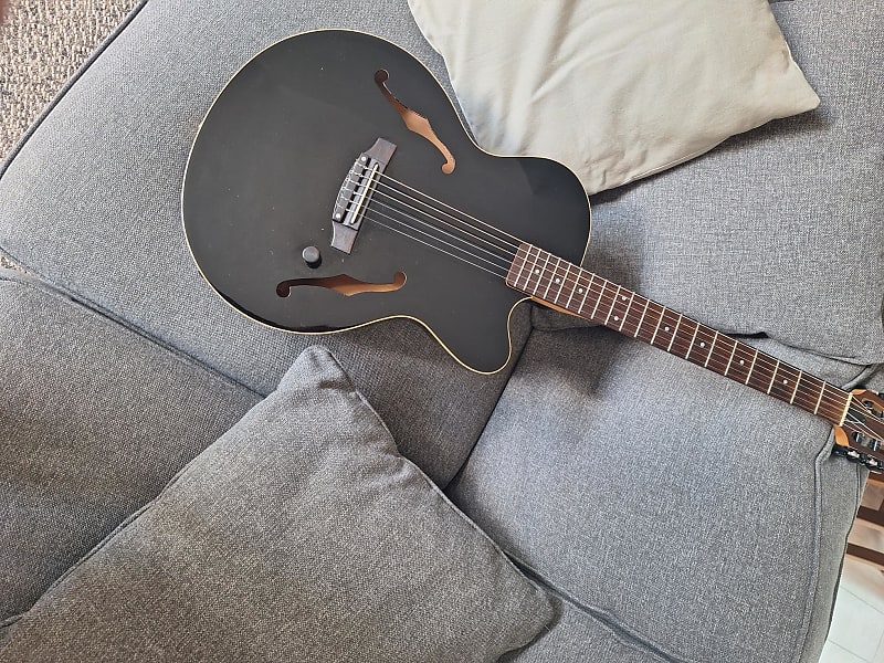 Yamaha AEX 500N Nylon Acoustic Electric Guitar ? Black Reverb UK