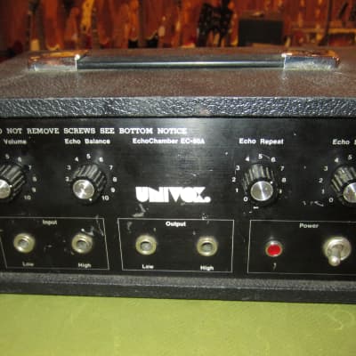 Univox EC-80A  Tape Echo for Restoration / Repair 1970s - Black for sale
