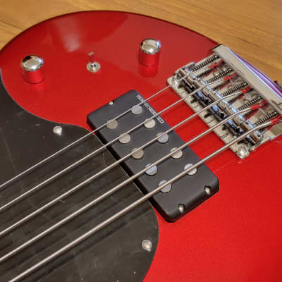 2012 Fernandes Atlas 5 Deluxe Candy Apple Red NEW OLD STOCK image 10