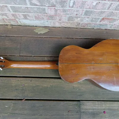 Vintage 1920's Herwin Acoustic Parlor Guitar Project! Record Label, Charlie Patton! image 12