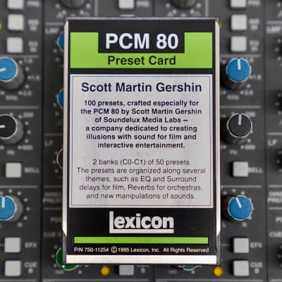 Lusting over a Lexicon PCM80 - Gearspace