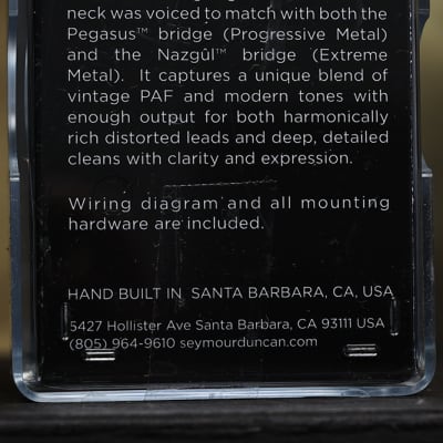Seymour Duncan Sentient 6 String Neck Humbucker Pickup Black image 2