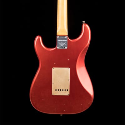Fender Custom Shop 2019 LTD Big Head Stratocaster - Aged Candy Apple Red image 4