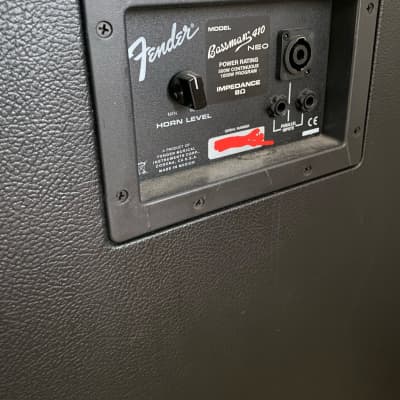Fender Bassman 410 Neo 500-Watt 4x10" Bass Speaker Cabinet 2012 - Present - Black image 3