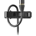 Shure MX150B/C-TQG Cardioid Condenser Lavalier Mic with TA4F Connector, Black