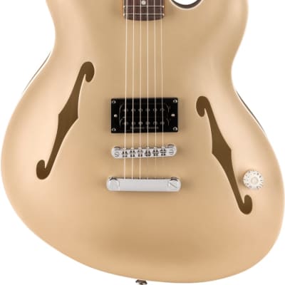 Fender Tom DeLonge Starcaster Electric Guitar, Satin Shoreline Gold, Rosewood image 2