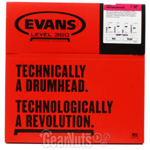 Evans Power Center Reverse Dot Drumhead - 14 inch image 3