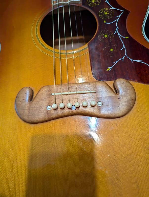 Gretsch Dorado 5967 Jumbo Acoustic Guitar 1970's Japan | Reverb