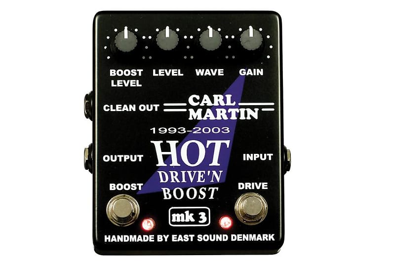 Carl Martin Hot Drive'n Boost MK3 Distortion Guitar Effects Pedal 438831 852940000189 image 1