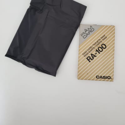 Casio RA-100 Ram Card (HT 700 3000 6000, HZ, Hohner KS 61 Synthesizers) - w/Case & Label, MINT