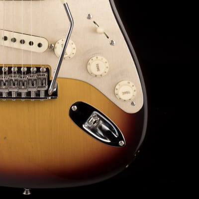 Fender Custom Shop Limited Edition Roasted 1958 Stratocaster Special Journeyman Relic Chocolate 3-Tone Sunburst image 9