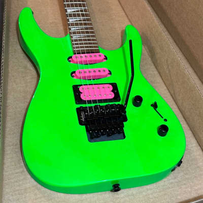 Jackson X Series Dinky DK3XR HSS Neon Green Electric Guitar image 6