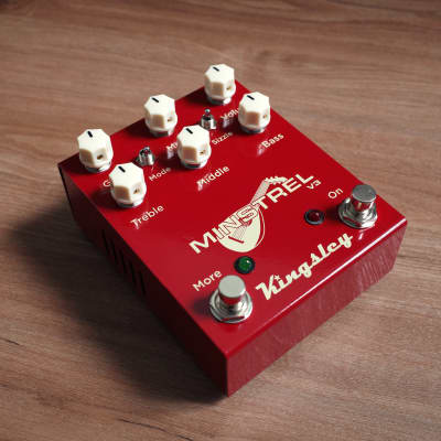 Kingsley Minstrel V3 Tube Overdrive  2023 - Latest version with "more" footswitch and updated gain modes for sale