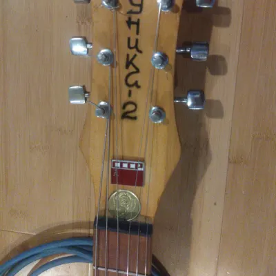 Elgava Unika-2 Russian Guitar with Cable image 3