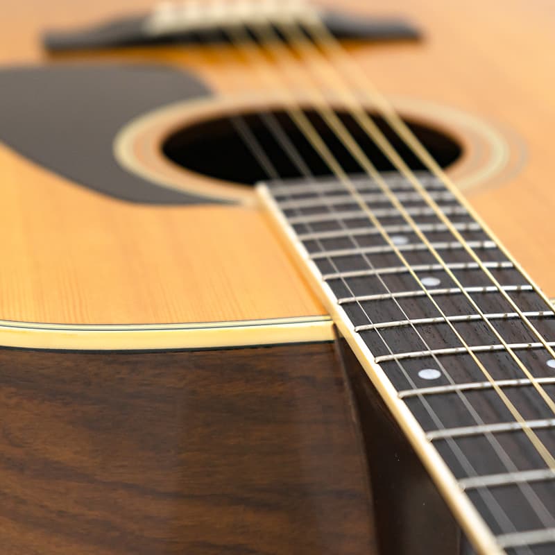 1980s Morris MD-505 Acoustic Dreadnought Guitar - Natural