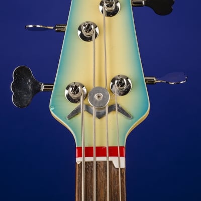 Micro-Frets Rendezvous Bass (Style 1) 1967 Martian Blueburst image 7