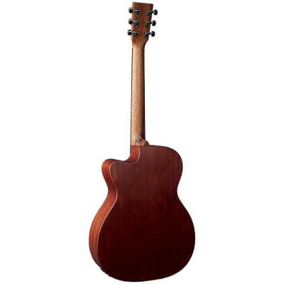 Martin 000C Jr-10E Junior Solid Top Natural Acoustic Electric Guitar w/ Gig Bag image 2