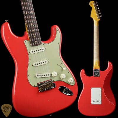 Fender Custom Shop Limited '62/'63 Stratocaster Journeyman Relic - Aged Fiesta Red image 1