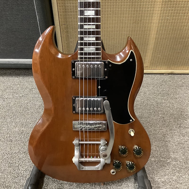1973 Gibson SG Standard Walnut Bigsby image 1