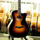 Fender Paramount PM-3 All Solid Deluxe Vintage Sunburst Sitka Rosewood MOP Ebony Abalone OHSC Extras