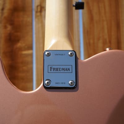 Friedman Vintage-T Copper Paint 6-String Electric Guitar w/ Case 2021 image 10