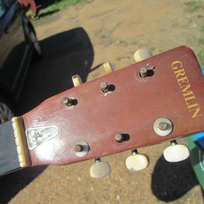 GREMLIN Acoustic Guitar As Is LOCAL only - strung up it should not be a horrible player image 2