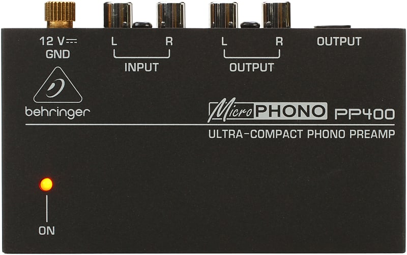 Behringer Microphono PP400 Phono Preamp (5pack) Bundle Reverb