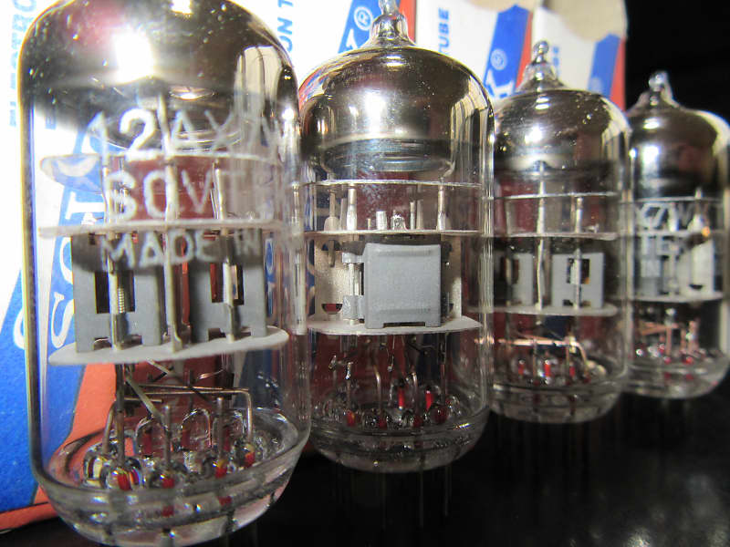 QUAD 4 Sovtek 12AX7WXT / ECC83 Vacuum Tubes / Triple Mica / Low