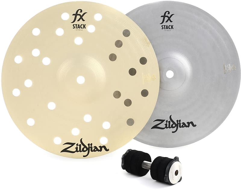 Zildjian 10 inch FX Stack Cymbal with Cymbolt Mount image 1