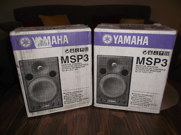 Yamaha MSP3 20W 4" Powered Monitor (Pair) image 1