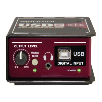 Radial Engineering USB Pro Stereo Digital Audio Converter/Direct Box image 3
