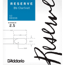 Reserve Bb Clarinet Reeds, 2.5, 10-Pack