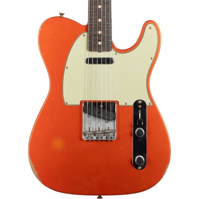 Fender Custom Shop 60’s Telecaster Relic Electric Guitar - Candy Tangerine image 1